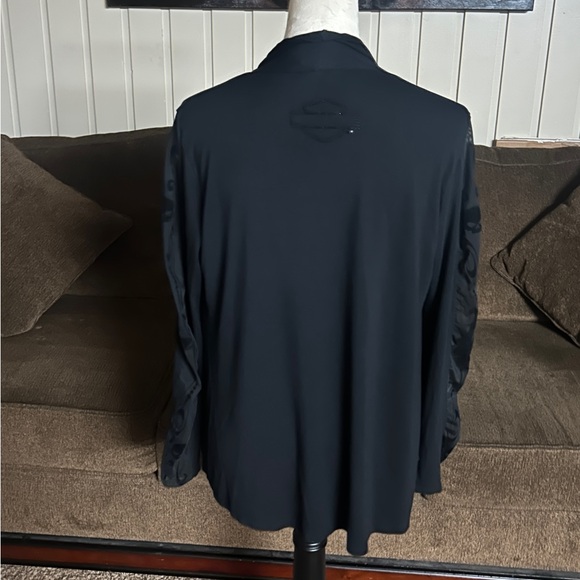 Harley Davidson • Size 1X/2X-Large • Black • Sweater Cardigan - Picture 11 of 14